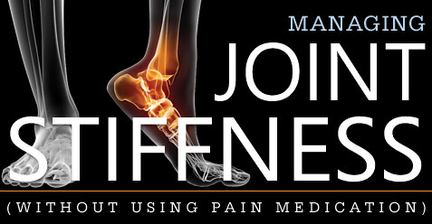 Managing joint stiffness without using pain meds