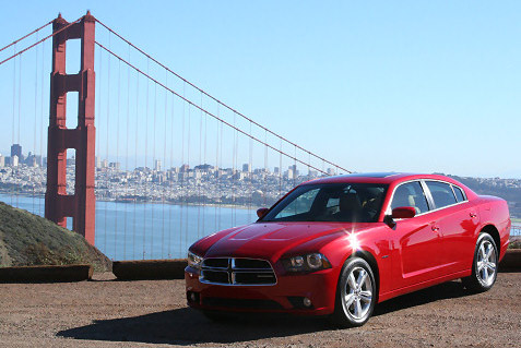 2011 Dodge Charger by Golden Gate Bridge