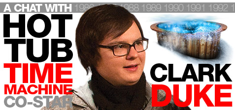 Interview with Clark Duke in Lake Tahoe for Hot Tub Time Machine