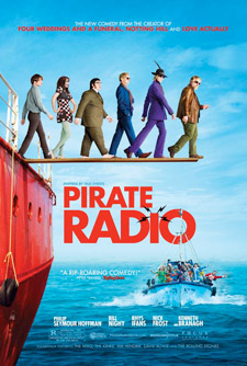 Nick Frost interview - Pirate Radio poster