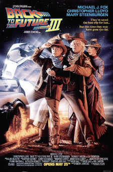 Back to the Future III movie poster