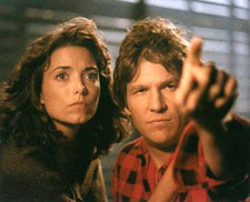 Karen Allen with Jeff Bridges in Starman